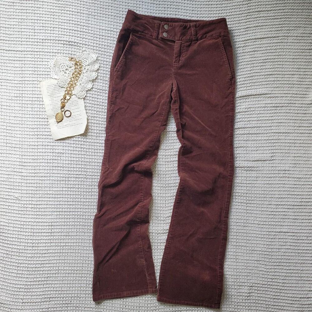 Y2k brown corduroy mid/low rise pants